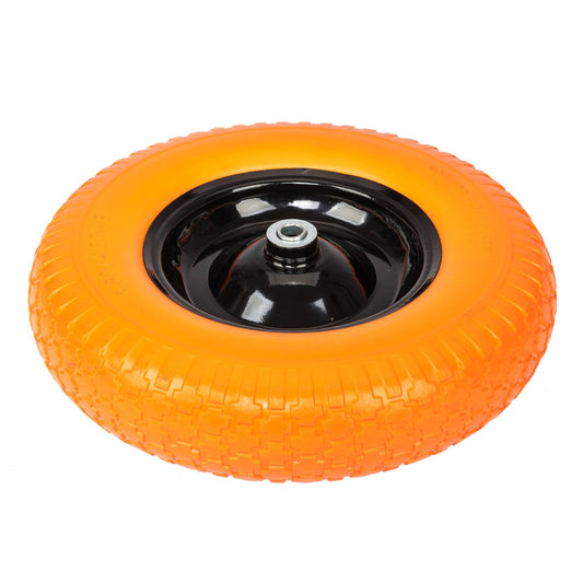 16 Inch Tool Cart PU Solid Foam Wheel Yellow