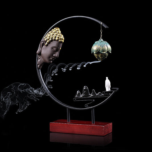 Backflow Incense Burner for Living Room Decor