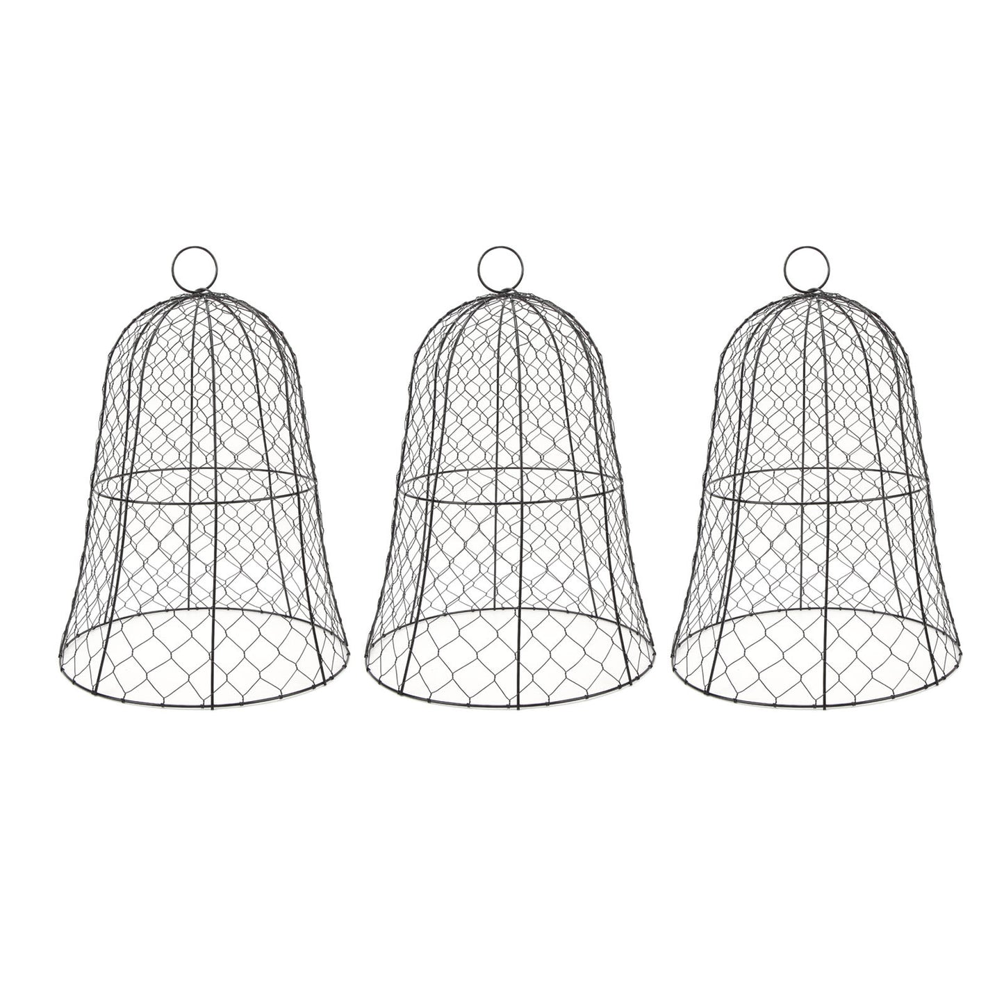 10 Packs Black Garden Chicken Wire Cloche Plant Protector